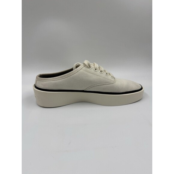 FEAR OF GOD 101 BACKLESS OFF WHITE CANVAS TRAINERS SNEAKERS EU 38 7US - Picture 15 of 16